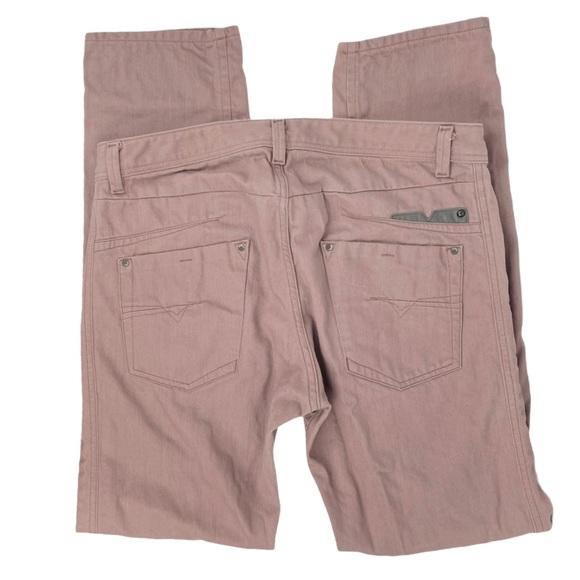 Diesel Darron Mauve Pink Men's Jeans Size 36 x 34 - Picture 2 of 11